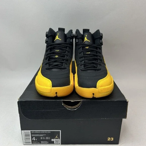 Nike Shoes Air Jordan 12 Retro GS “University Gold” 2024 - Picture 2 of 5